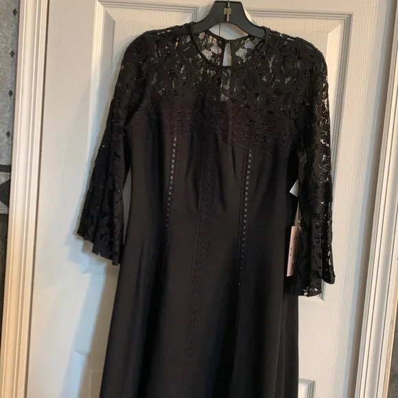 Nanette Lepore | Dresses | Nanette Lepore Bellsleeve Lace Top Dress |  Poshmark